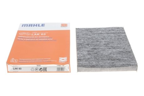 Фільтр салону MAHLE / KNECHT LAK 63