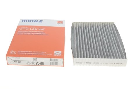 Фильтр салона угольный MAHLE / KNECHT LAK 891