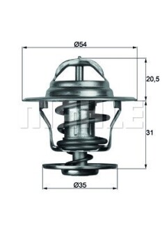 Термостат MAHLE / KNECHT TX 13 92D