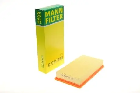Фільтр повітряний (к-кт) MANN C 2774/3 KIT