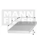 Фільтр, повітря у внутрішній простір MANN CU2232/1 (фото 3)