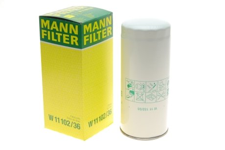 Фільтр масляний MANN W 11 102/36