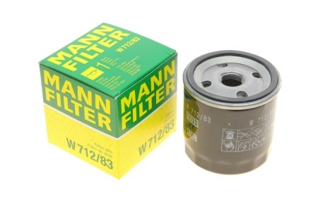 Фільтр масляний MANN W 712/83