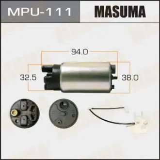 Насос паливний 100L/h, 2kg/cm2 сітка MPU-053 MASUMA MPU111