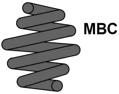 Пружина задня BMW 3 E36 316/325 TD 90- MAXTRAC MC0198