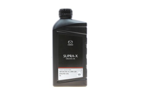 Олива моторна 0W-20 1L SUPRA-X API SN, ILSAC GF-5 MAZDA 216247