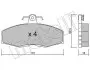 Комплект гальмівних колодок (дискових) Metelli 22-0039-0 (фото 1)