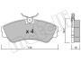 Комплект тормозных колодок (дисковых) Metelli 22-0162-0 (фото 2)