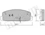 Комплект гальмівних колодок (дискових) Metelli 22-0302-1 (фото 2)