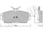 Комплект гальмівних колодок (дискових) Metelli 22-0305-0 (фото 1)