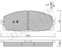 Комплект тормозных колодок (дисковых) Metelli 22-0434-0 (фото 1)