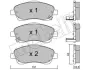 Комплект тормозных колодок (дисковых) Metelli 22-0450-0 (фото 9)