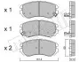Комплект тормозных колодок (дисковых) Metelli 22-0503-0 (фото 2)