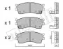 Комплект гальмівних колодок (дискових) Metelli 22-0512-0 (фото 1)