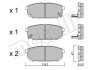 Комплект тормозных колодок (дисковых) Metelli 22-0516-0 (фото 2)