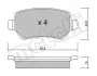 Комплект тормозных колодок (дисковых) Metelli 22-0542-1 (фото 1)