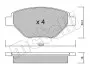 Комплект гальмівних колодок (дискових) Metelli 22-0543-0 (фото 2)