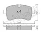 Комплект тормозных колодок (дисковых) Metelli 22-0711-0 (фото 1)