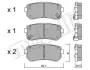 Комплект тормозных колодок (дисковых) Metelli 22-0725-0 (фото 13)
