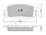 Комплект тормозных колодок (дисковых) Metelli 22-0753-0 (фото 2)