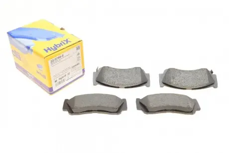 Комплект гальмівних колодок (дискових) Metelli 22-0788-0