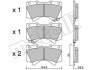 Комплект гальмівних колодок (дискових) Metelli 22-0821-0 (фото 1)