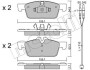 Комплект тормозных колодок (дисковых) Metelli 22-0916-0K (фото 1)