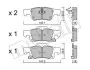 Комплект тормозных колодок (дисковых) Metelli 22-0928-0 (фото 1)