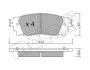 Комплект тормозных колодок (дисковых) Metelli 22-1041-0 (фото 1)