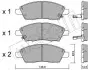 Комплект гальмівних колодок (дискових) Metelli 22-1079-0 (фото 1)