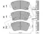 Комплект тормозных колодок (дисковых) Metelli 22-1092-0 (фото 1)