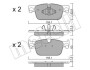 Комплект тормозных колодок (дисковых) Metelli 22-1119-0 (фото 1)