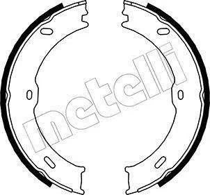 Комплект тормозных колодок (барабанных) Metelli 53-0246