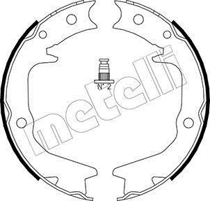 Колодки ручника Mitsubishi Lancer/Outlander/Galant/Pajero 92- (167x32) Metelli 53-0265