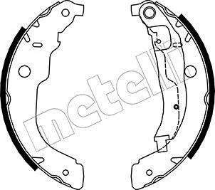 Колодки тормозные барабанные к-кт Metelli 530333