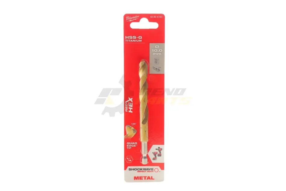 Свердло HSS-Tin Ø610 мм х 120мм Shockwave HSS-G TiN Red Hex Milwaukee 48894723 (фото 1)
