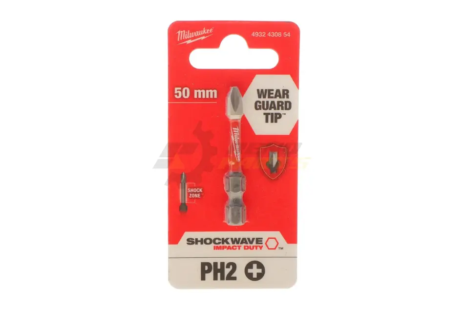 Бита SHOCKWAVE 1/4" PH/PH2 x 50mm Milwaukee 4932430854 (фото 1)