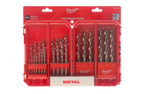 Набір свердл HSS-G Thunderweb Set Ø1-13 мм 25 од. Milwaukee 4932493870