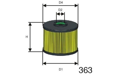 Фильтр топливный Citoren/Ford/Peugeot 2.0 HDi 09-/2.0 TDCi 11- MISFAT F128