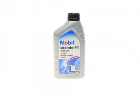 Масло трансмиссионное 1L Mobilube HD 80W-90 API GL-5 MOBIL 142132