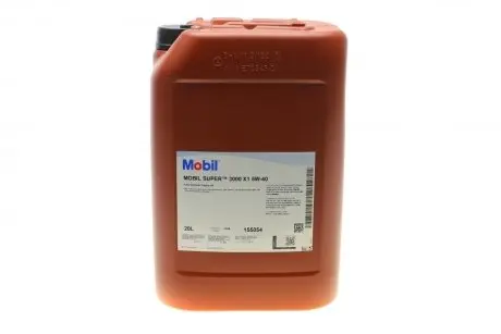 Олива моторна Super 3000 X1 5W-40, 20л. MOBIL 150011