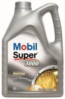 Олива моторна Super 3000 X1 5W-40 5L MOBIL 151166