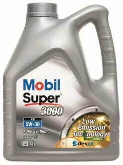 Моторное масло Mobil Super 3000 XE 5W-30, 4л. MOBIL 151453