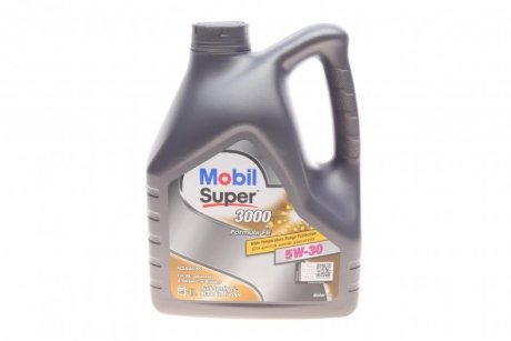 Олива двигуна 4L Super 3000 X1 Formula FE 5W30 (Ford WSS-M2C-913-B & WSS-M2C913-A) MOBIL 152564