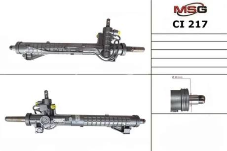 Рейка кермова Citoen Jumpy 1.9D 95-15 Peugeot Expert 1.6/1.9D/1.9TD 96-15 MSG CI217