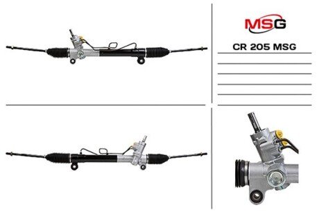 Кермова рейка з г/п CHEVROLET CAPTIVA OPEL ANTARA A 2.0D-3.2 06.06- MSG CR205