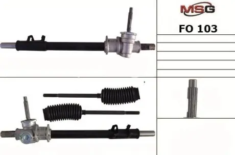 Рульова рейка без гур Ford Escort III, 80-90, Orion 83-90 MSG FO103