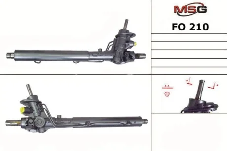 Рейка рулевая с ГУР FORD GALAXY (WGR) 95-00SEAT ALHAMBRA (7V8, 7V9) 96-00 MSG FO210