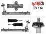 Рейка рульова з електропідсилювачем HYUNDAI SANTA FE III 2012-2018KIA SORENTO II 2009- MSG HY114 (фото 1)
