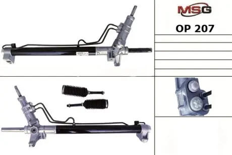 Рейка з ГУР Nissan Interstar 2002, OPEL Movano 1999, Renault Master 1998-2003, Renault Master, OPEL Movano, Nissan Interstar MSG OP207